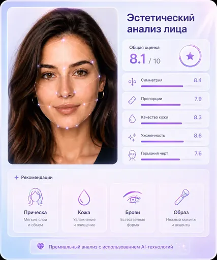 Эстетический анализ лица