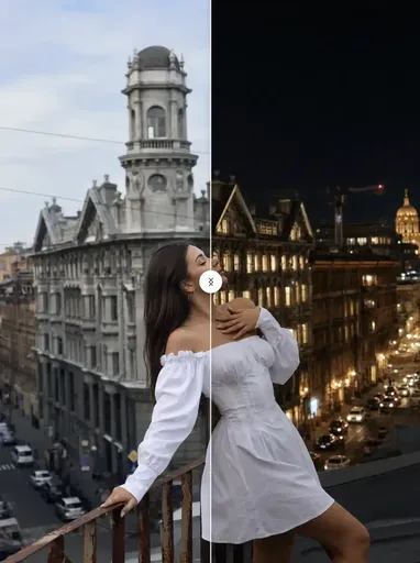  Эффект ночной съемки