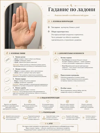 Гадание по ладони