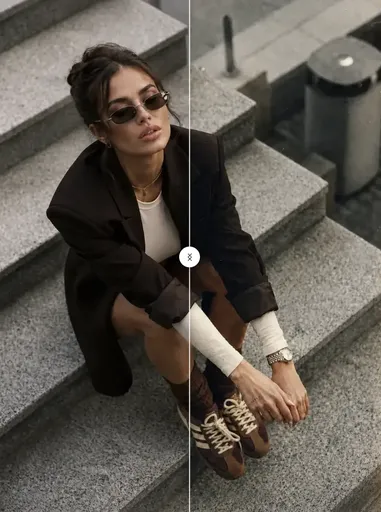 Эффект пленочной фотографии