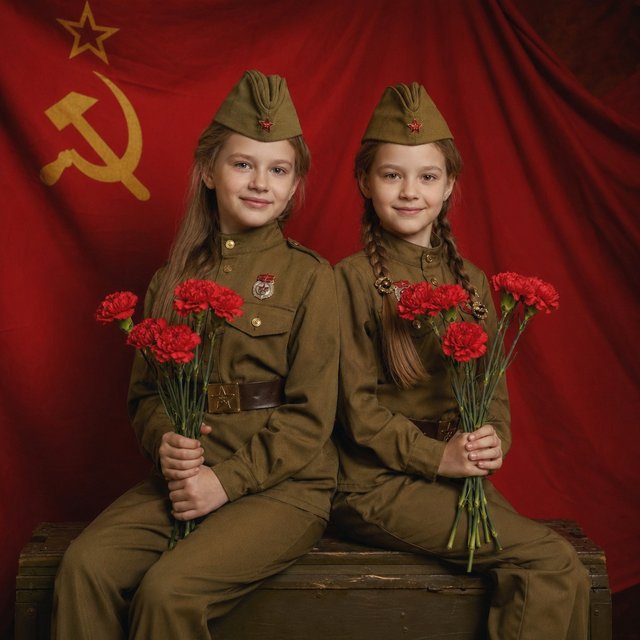 Фотосессия на 9 Мая