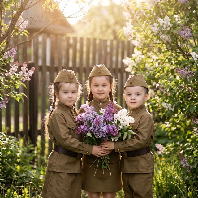 Фотосессия на 9 Мая
