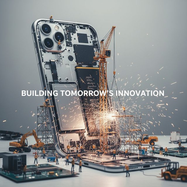 Миниатюрная команда собирает iPhone
