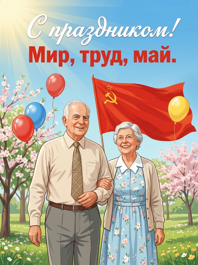 Открытки на 1 мая