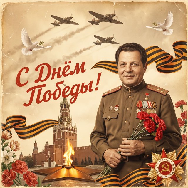 Открытка к 9 мая!