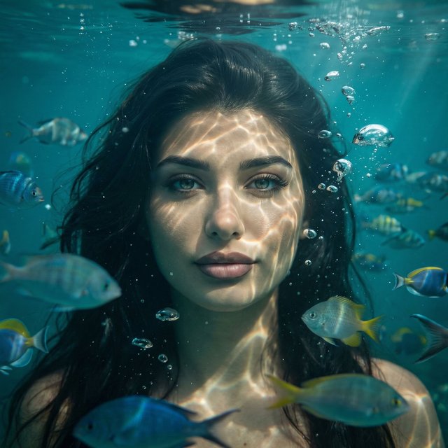 Фотосессия с рыбками