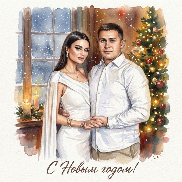 Новогодняя открытка