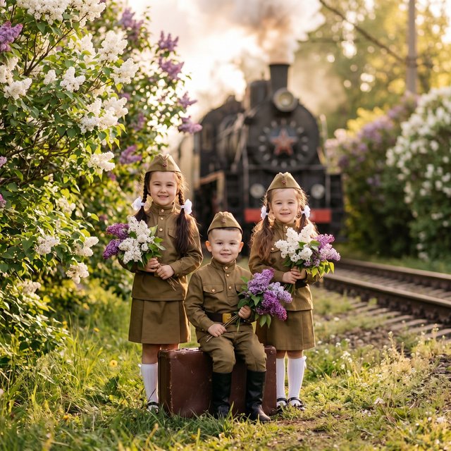 Фотосессия на 9 Мая