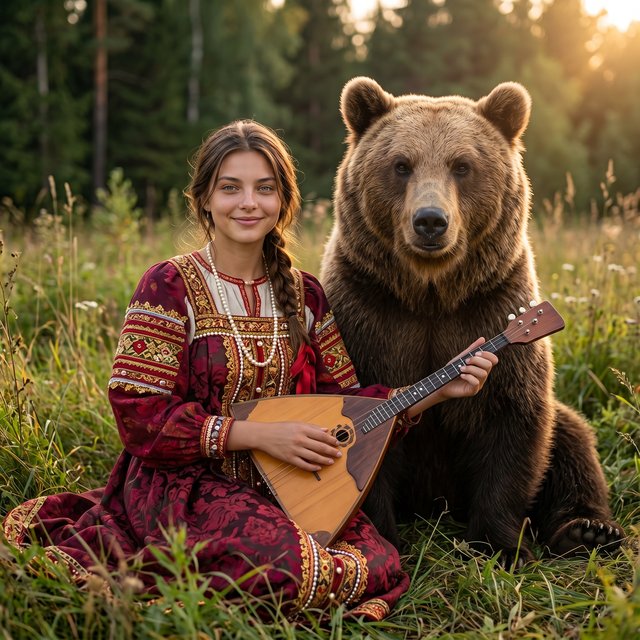 Медведь и балалайка